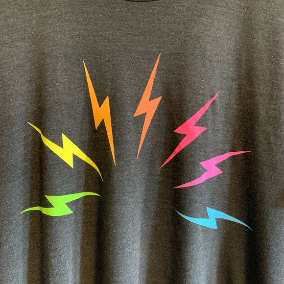Aviator Nation Lightening Bolt Rainbow Tee - Picture 2 of 6